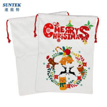 Wholesale 2021 Christmas Personalized Secret Santa Gift Bag for Sublimation